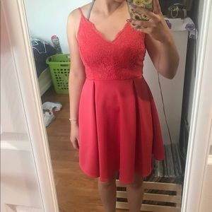 Charlotte Russe orange dress